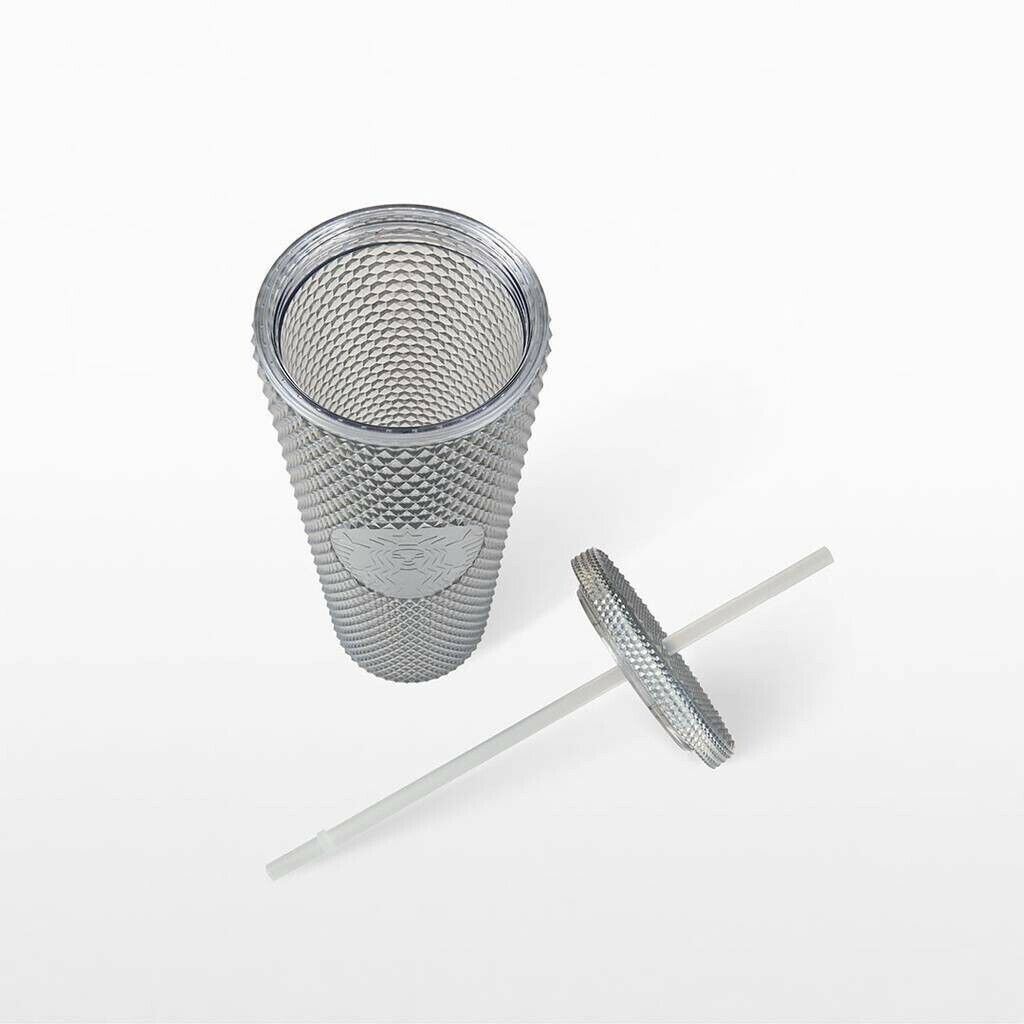 Ly Starbucks Bling Glittering Grey Cold Cup 24oz Chính Hãng