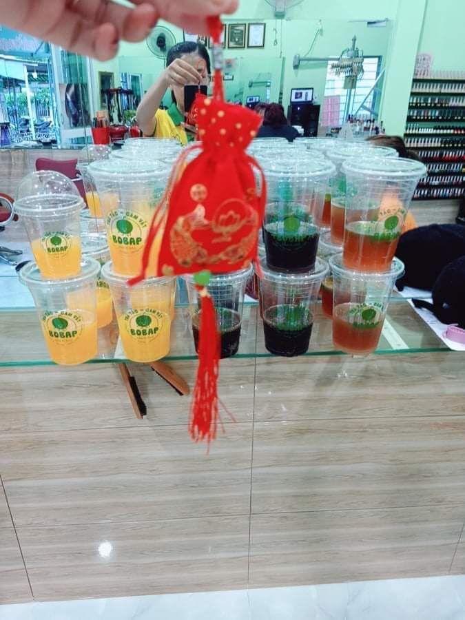 Túi Gấm Đỏ May Mắn