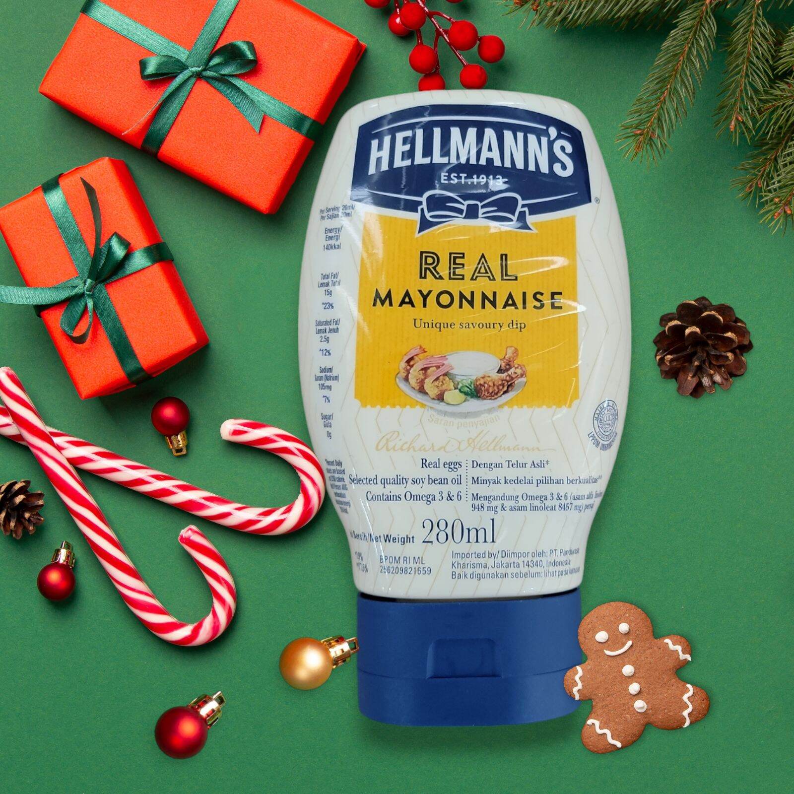 Sốt Mayonnaise 280ml – Hellmann’s
