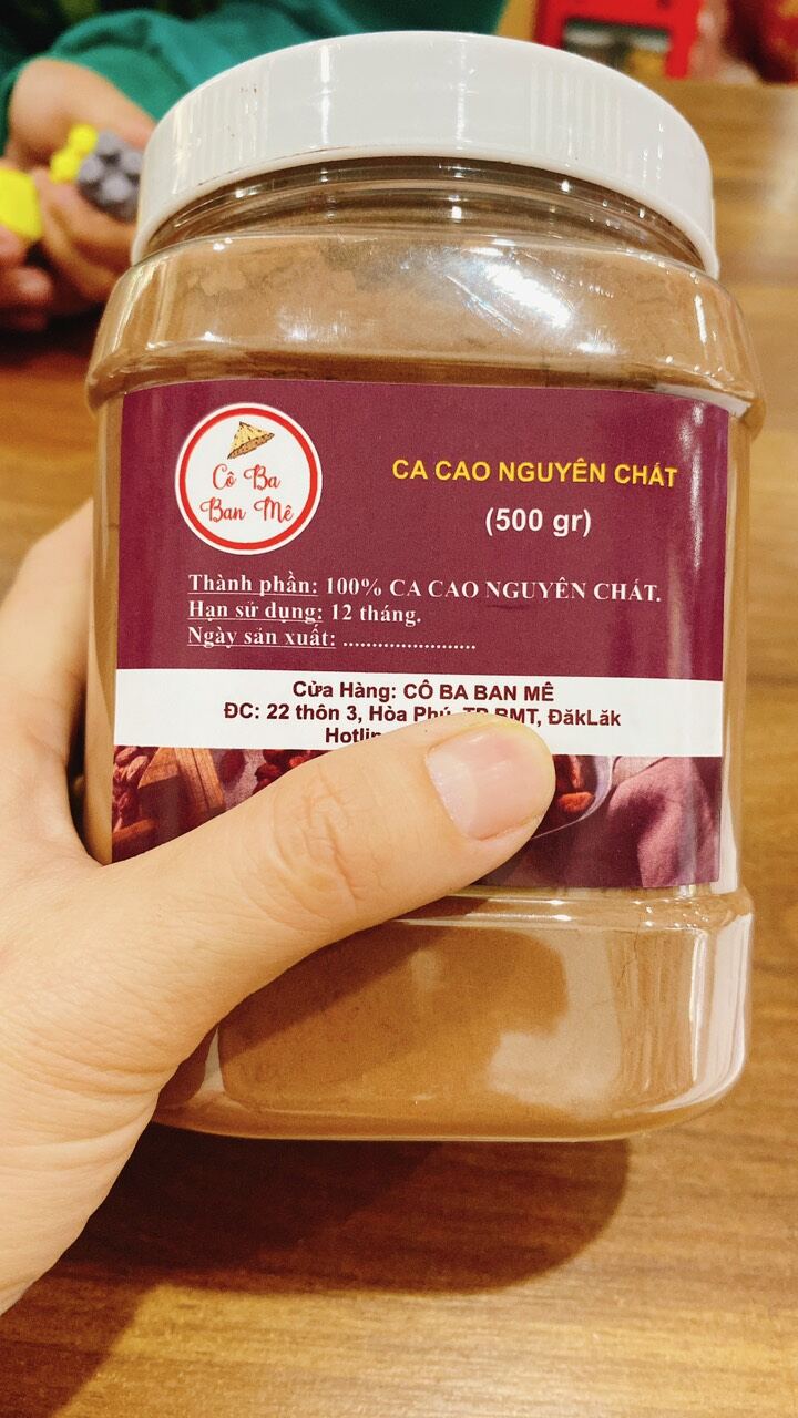 Bột cacao đăk lăk ca cao loại i hộp 500gr