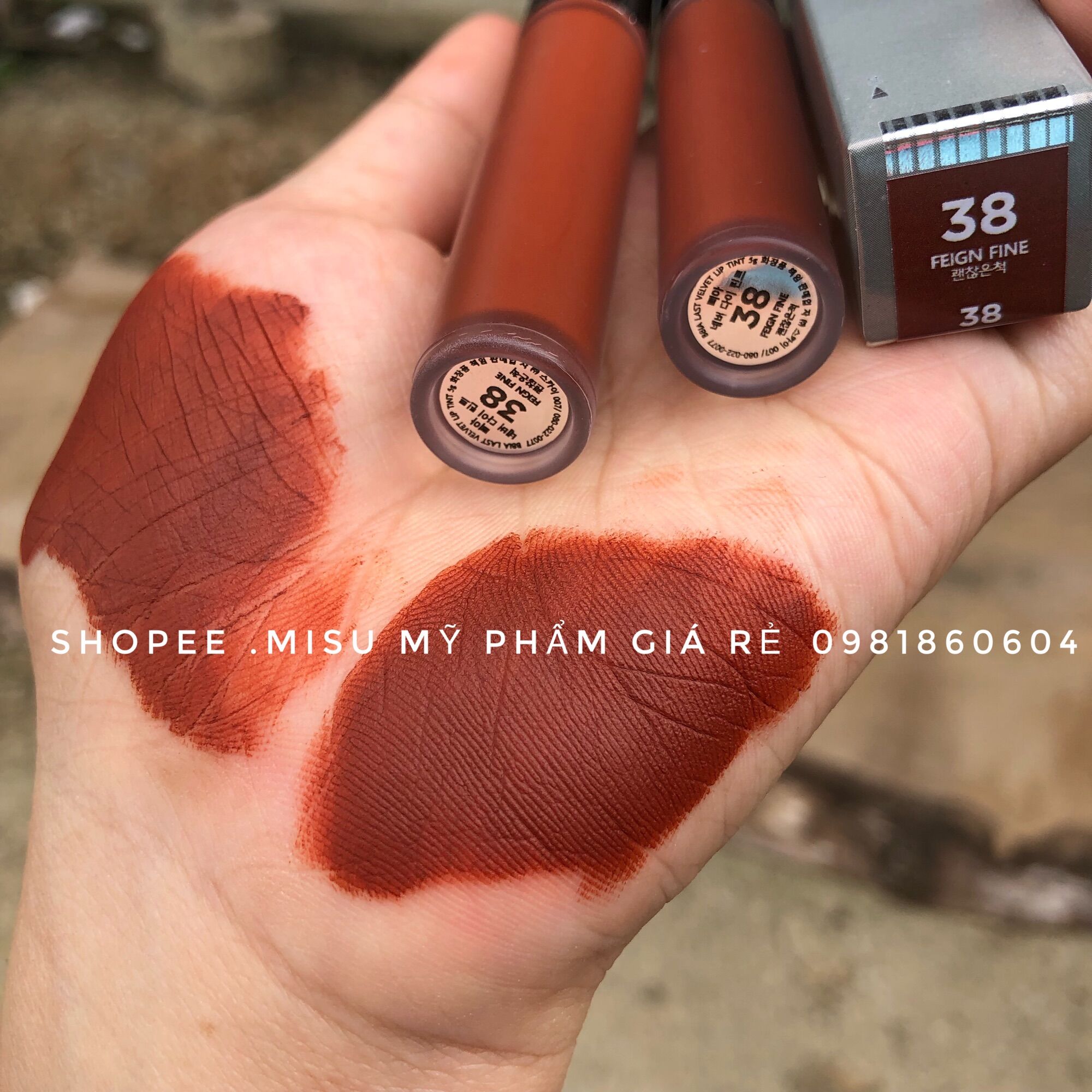 Son bbia 25 38 đỏ nâu gạch