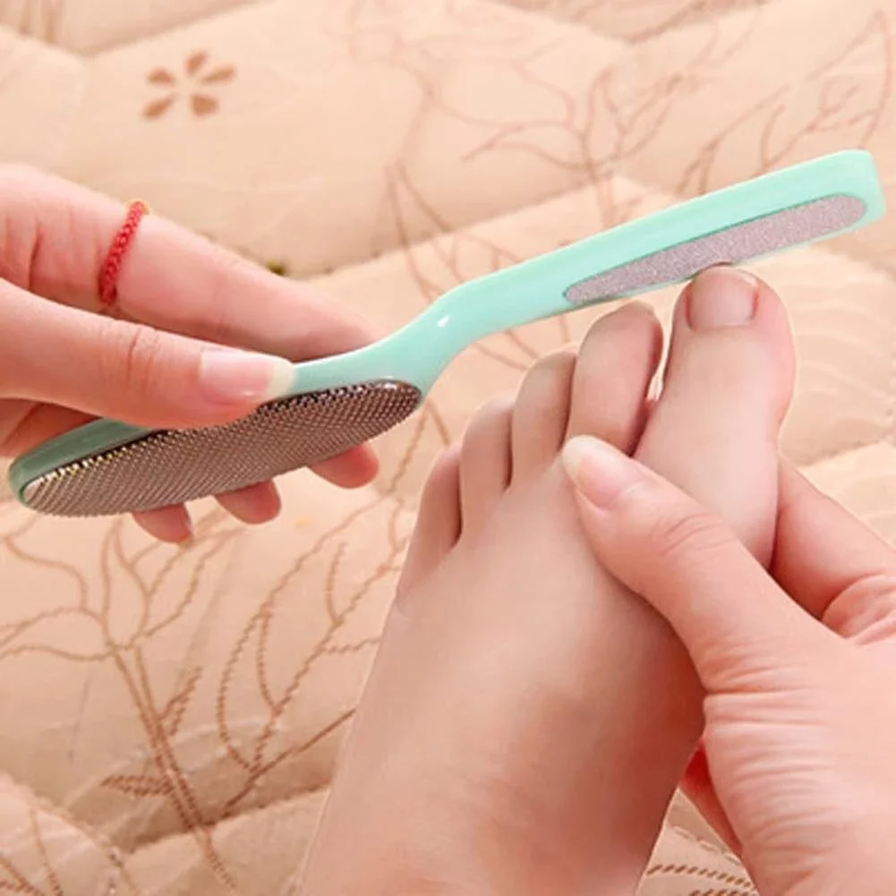 Chà gót chân 2 mặt hình ovoan