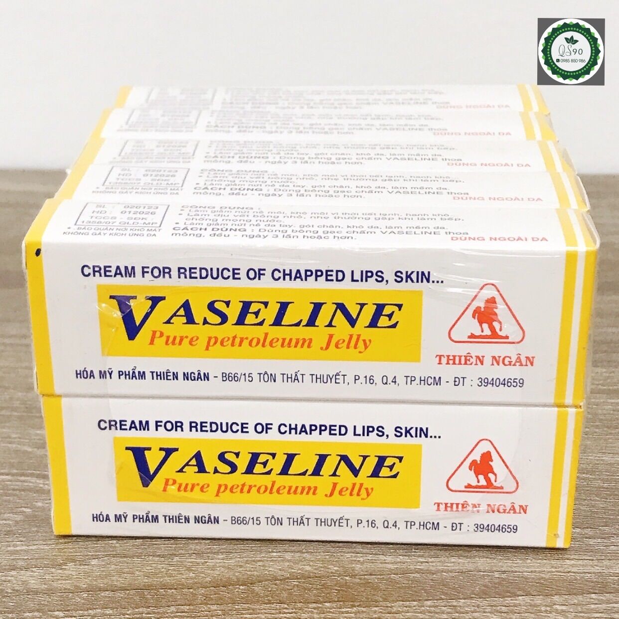 Vaseline thiên ngân 1 lốc 10 tuýp 10g