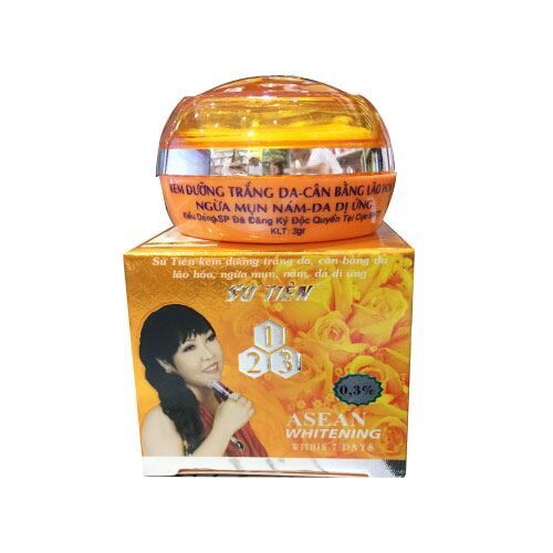 Combo 2 kem sứ tiên hộp màu cam 3g
