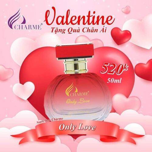 [Hcm]Nước Hoa Nữ Char.me Only Love 50 Ml