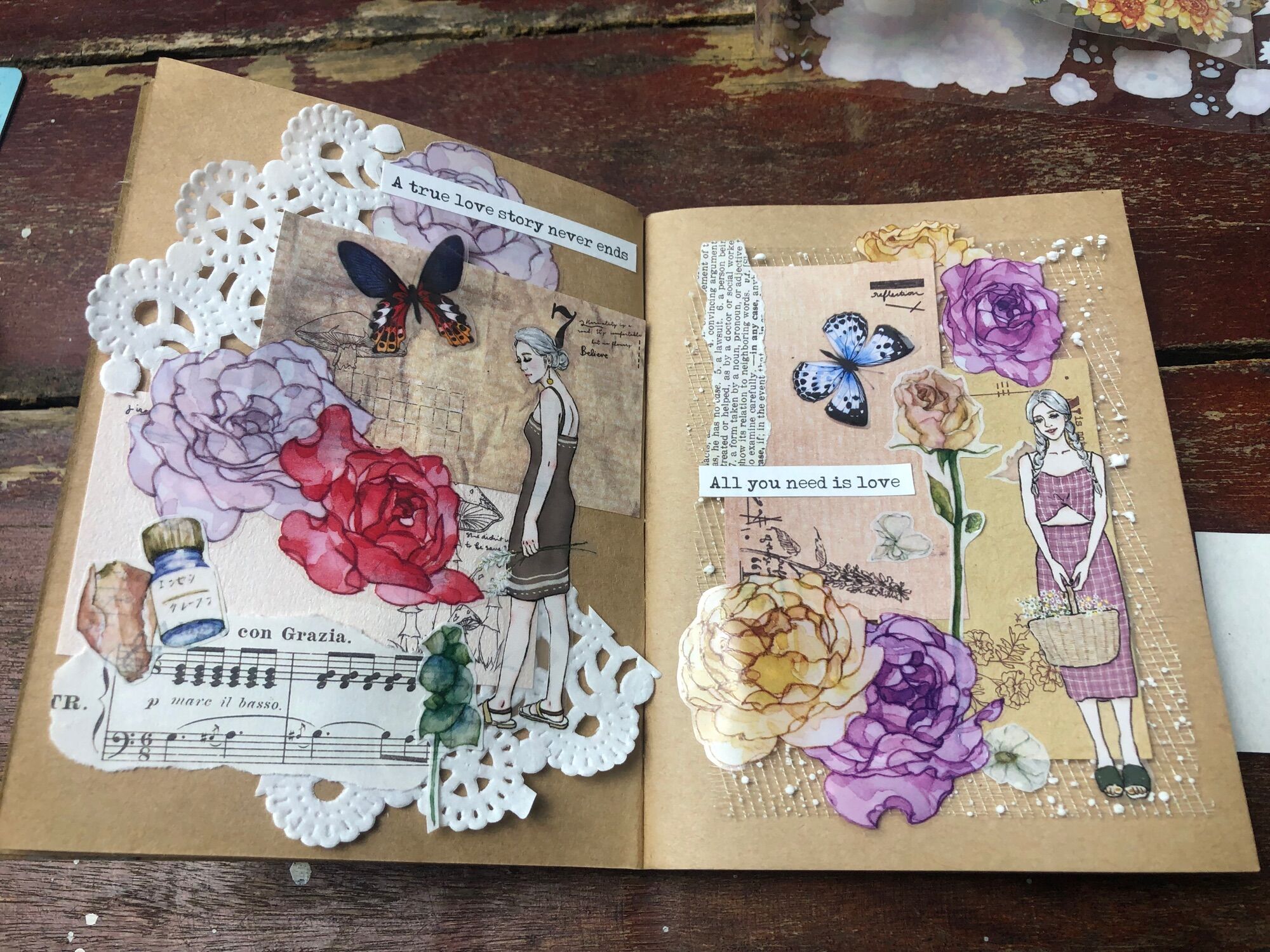 Giấy nền vintage_Set 18 tờ không lặp