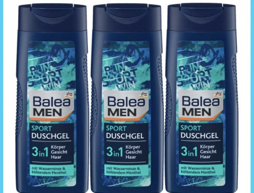 Sữa tắm + Gội + Cạo Râu Balea Men Đức