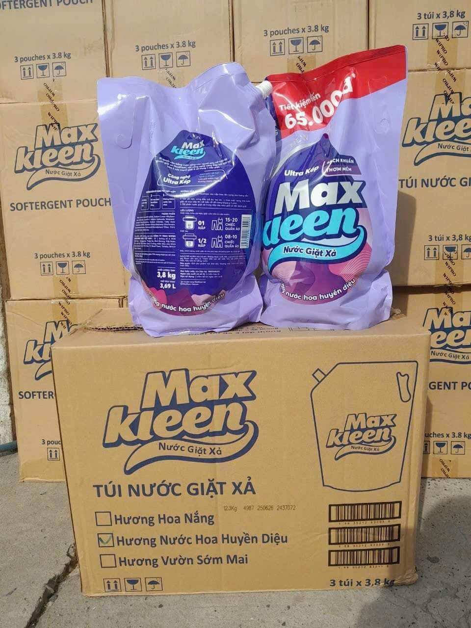 Nước giặt MAXKLEEN 3.8 lít