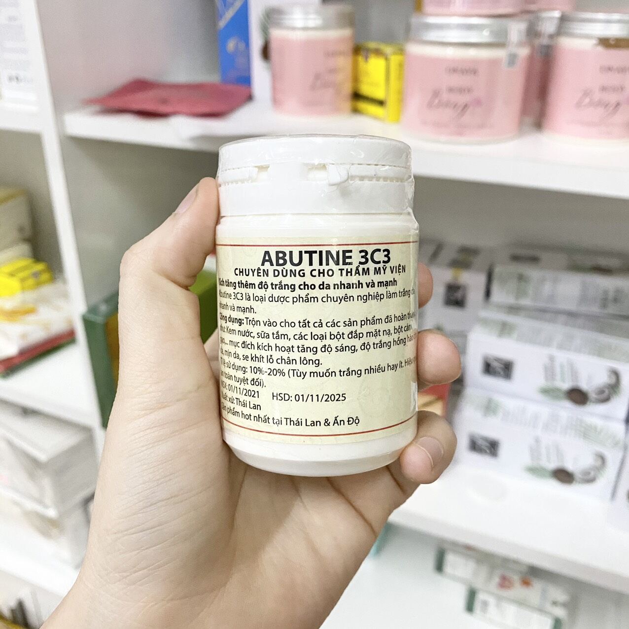Kem Kích Trắng Abutine 3C3