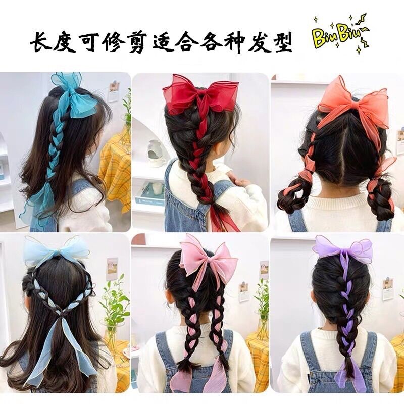 Cột Tóc Nơ Xinh Xắn Cho Bé Gái trẻ em