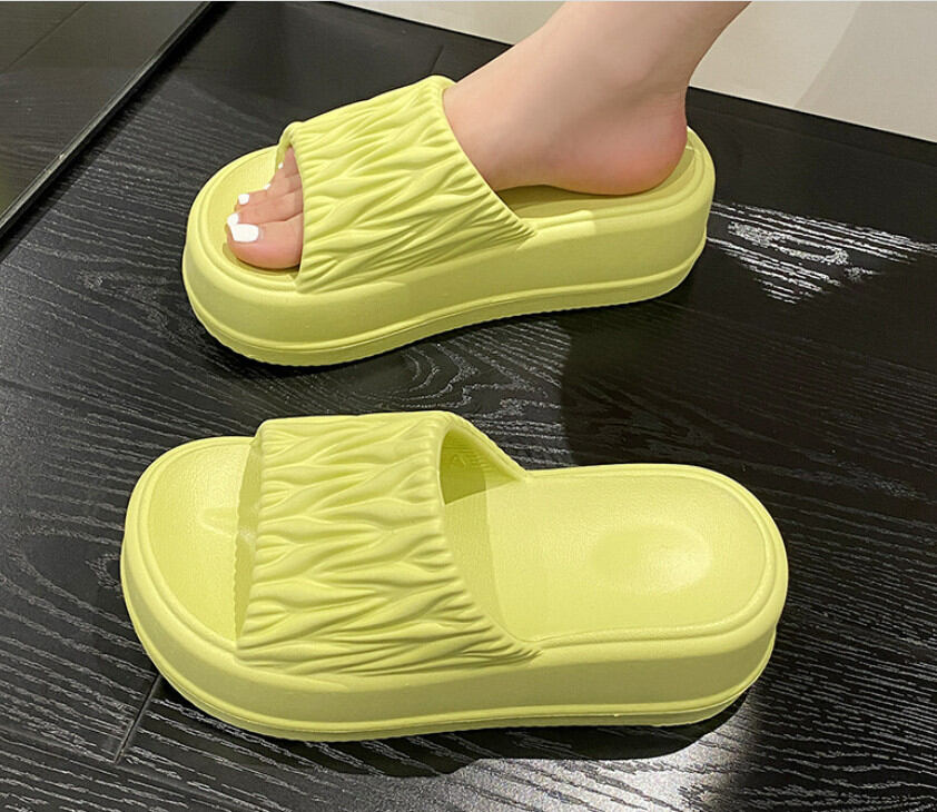 Dép bánh mì đế độn quai bản trơn