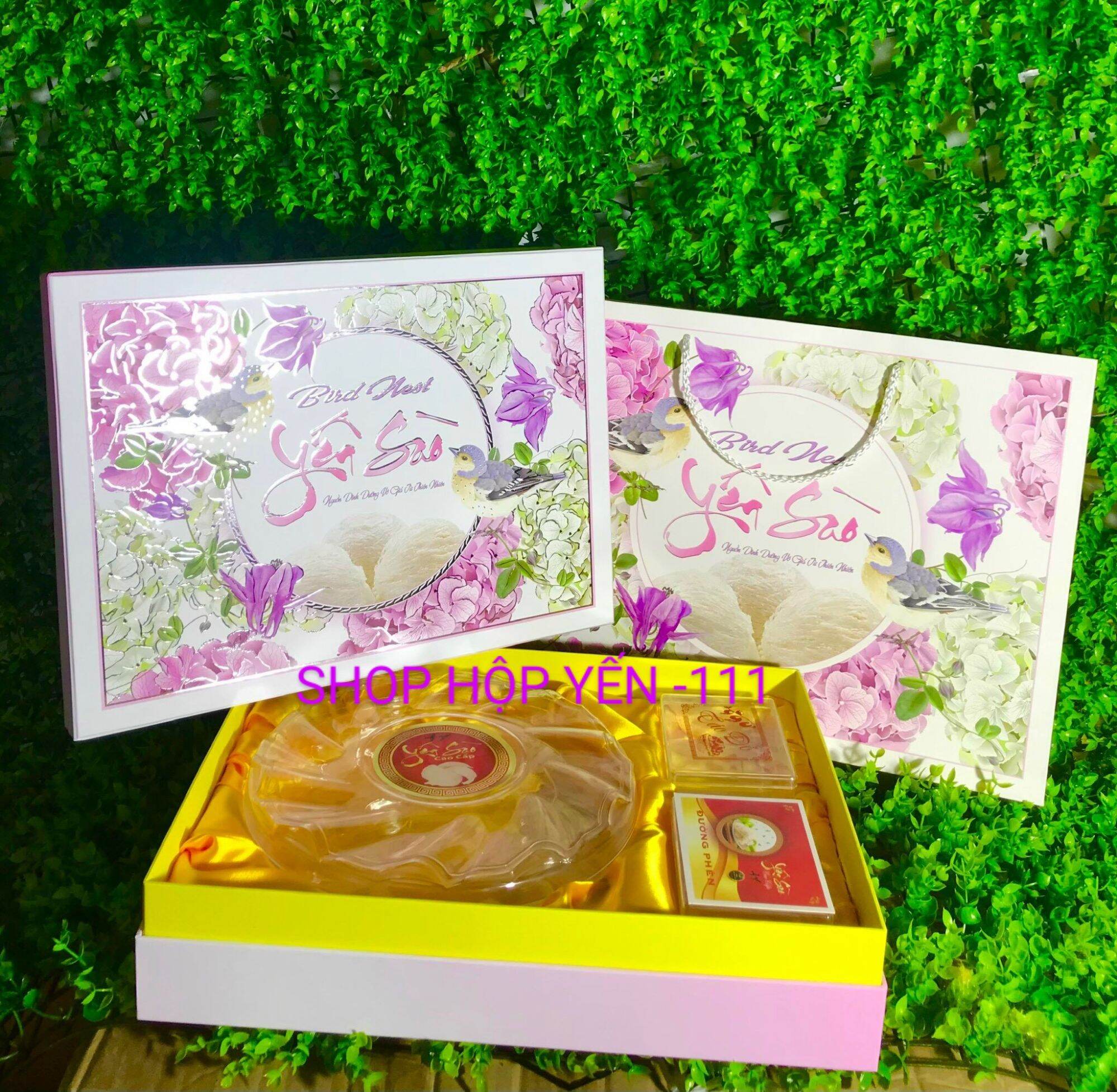 HỘP  ĐỰNG YẾN SÀO ( 2 khay đường  táo+ đường)