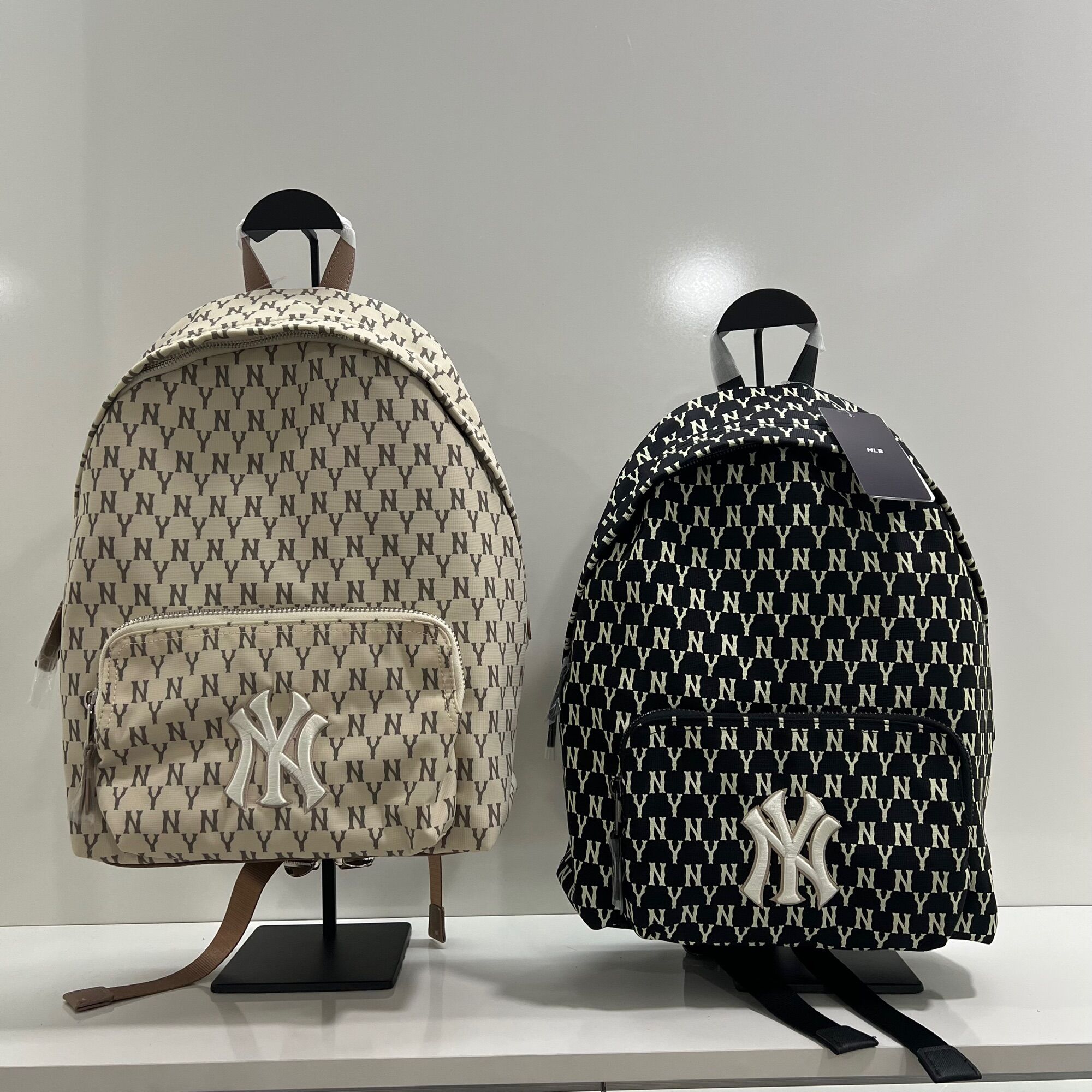 Balo thời trang thêu Logo MLB Balo nam nữ unisex đẹp dày dặn chất lượng cao