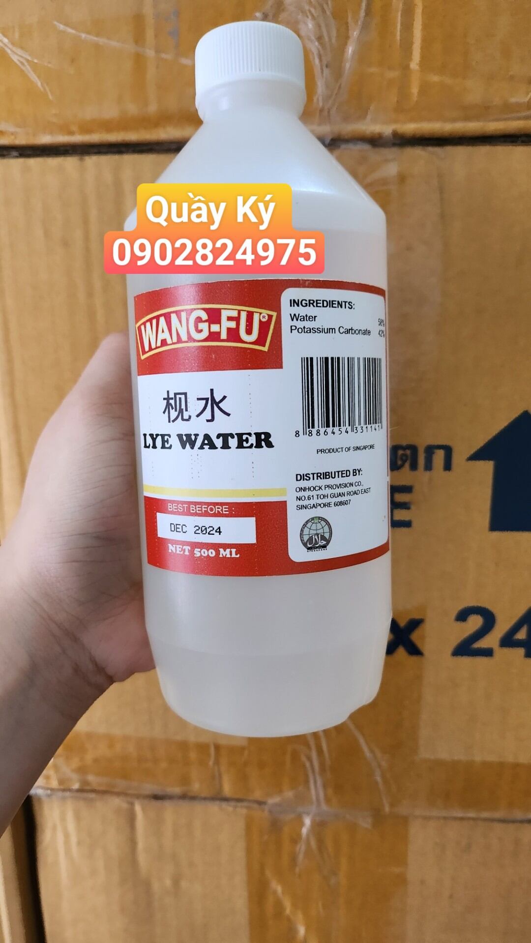 Nước tro tàu hiệu Wang-Fu 500ml