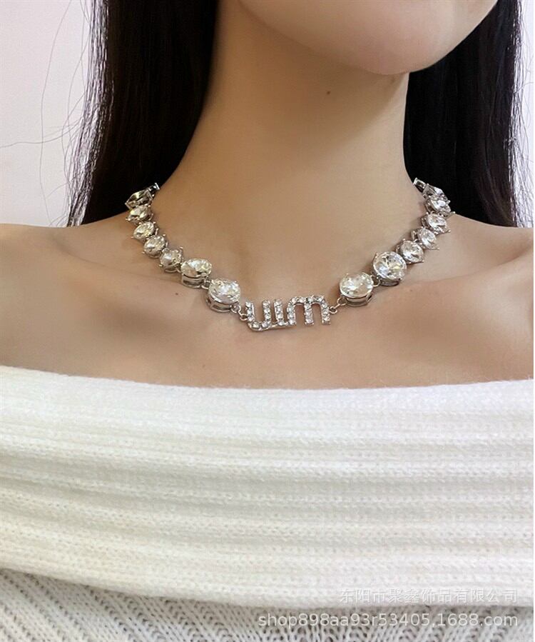 dây chuyền miu đá cao cấp thời trang dành cho nữ