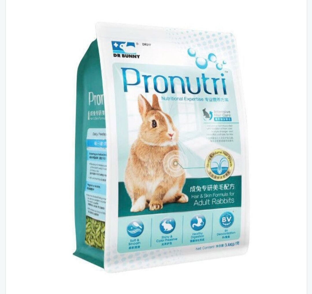 Thức ăn cho thỏ lớn dr bunny pronutri đẹp lông 900g