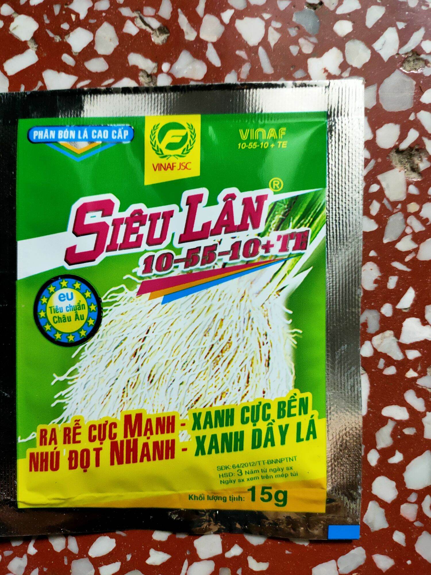 Phân bón lá siêu lân 10 -55 -10+te
