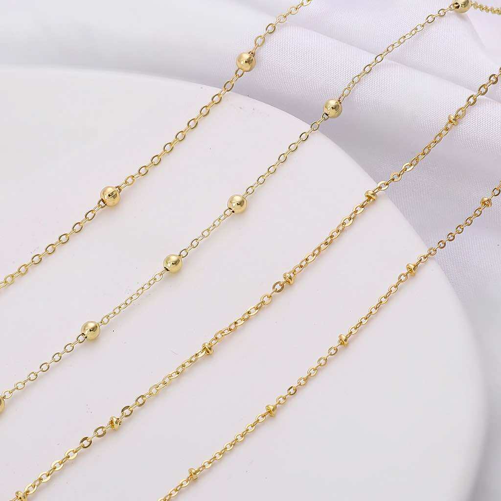 1m dây xích bi titan làm trang sức