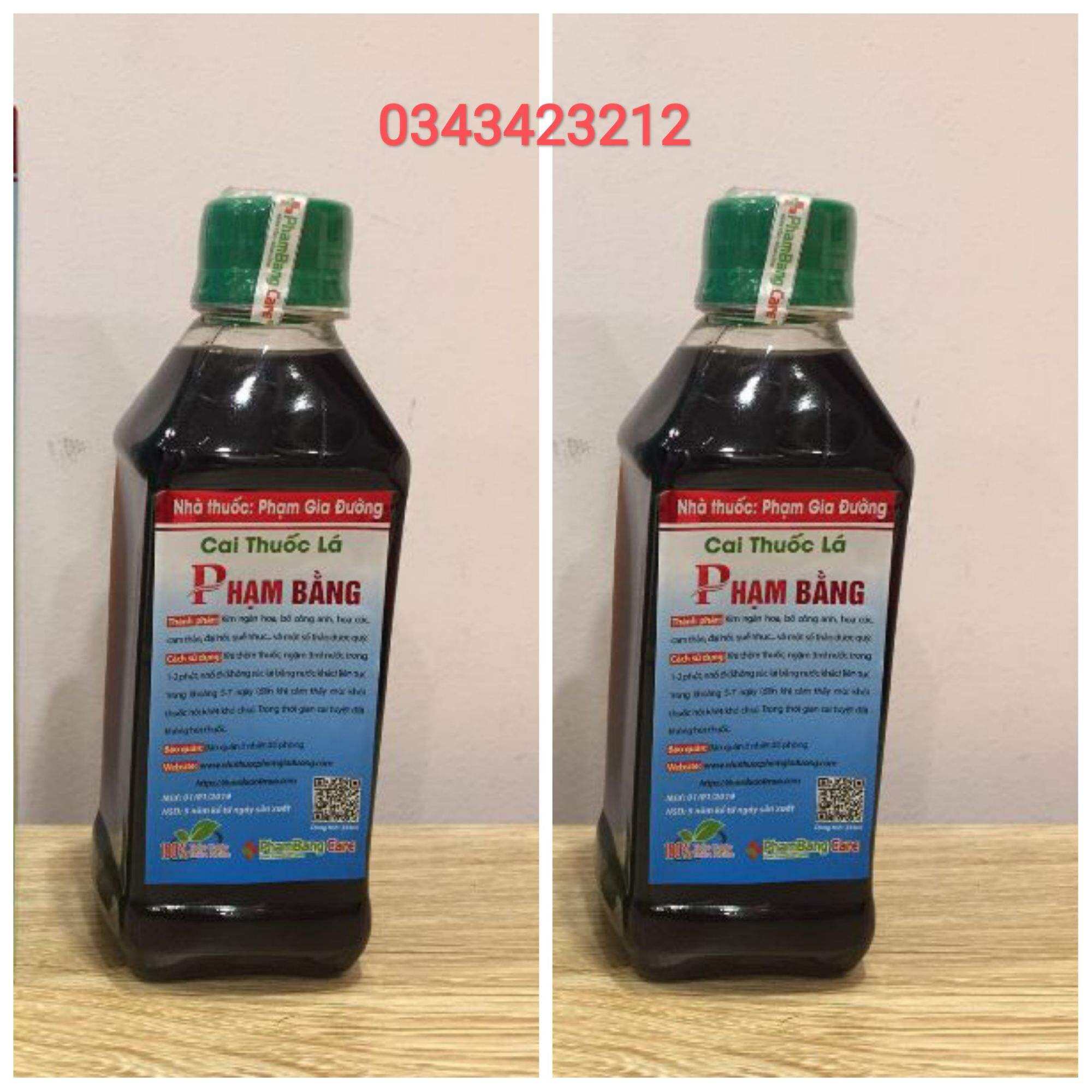 Combo 2 lọ Xúc Miệng Cai Thuoc Lá Phạm Bằng