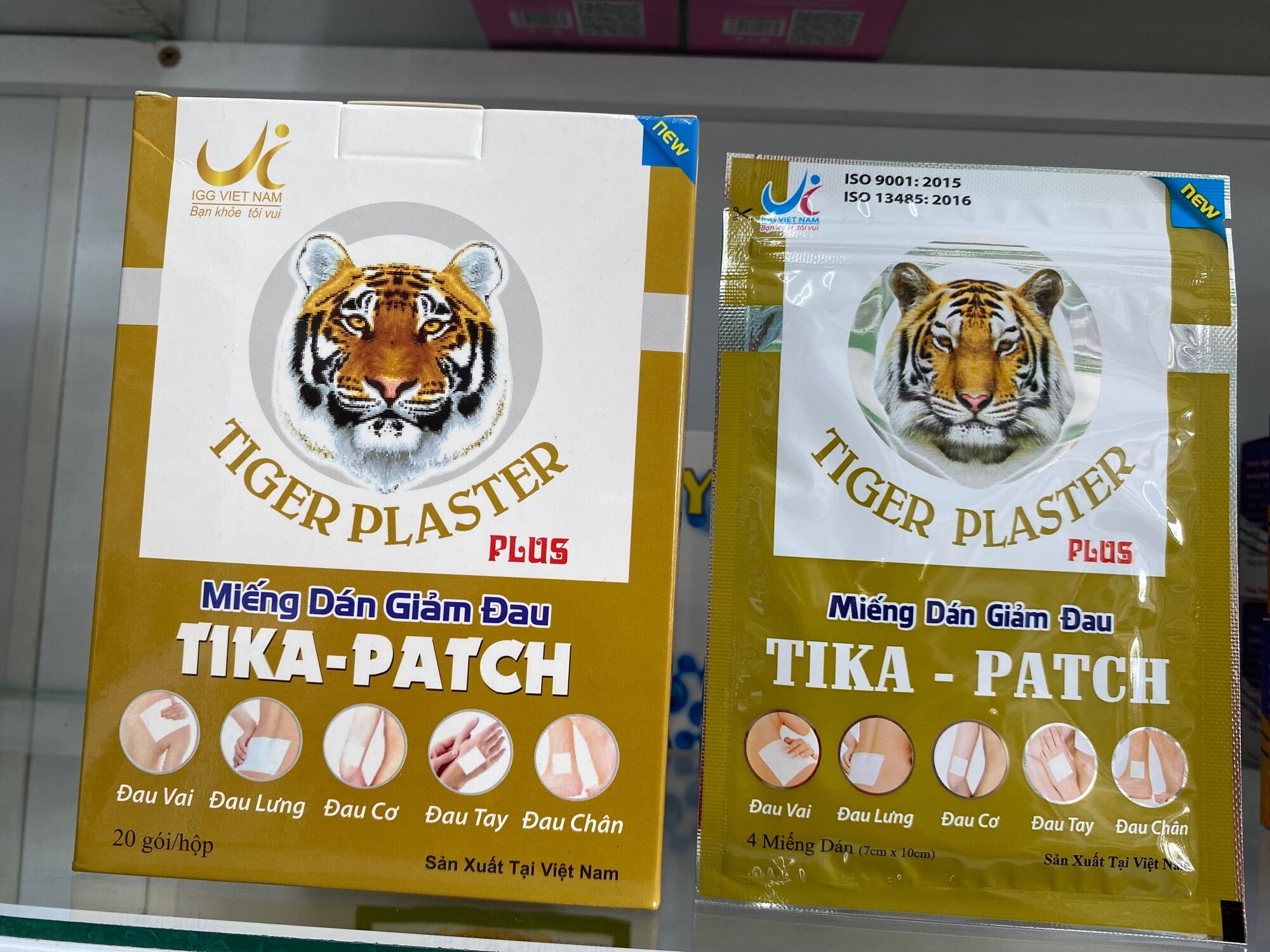 Miếng dán giảm đau con hổ Tika patch tiger