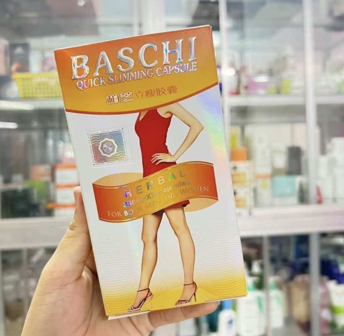 Giảm Cân Baschi Cam Thái Lan Chính Hãng Dạng Vỉ 30 Viên