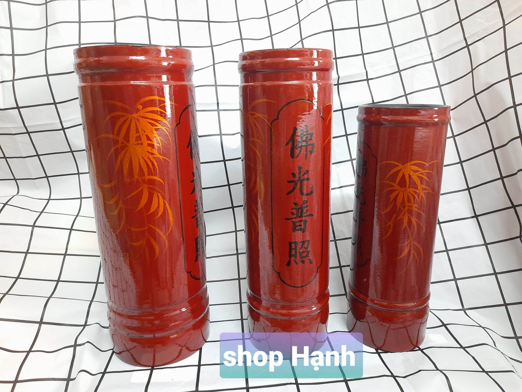 Ống đựng nhang nâu có 4 size