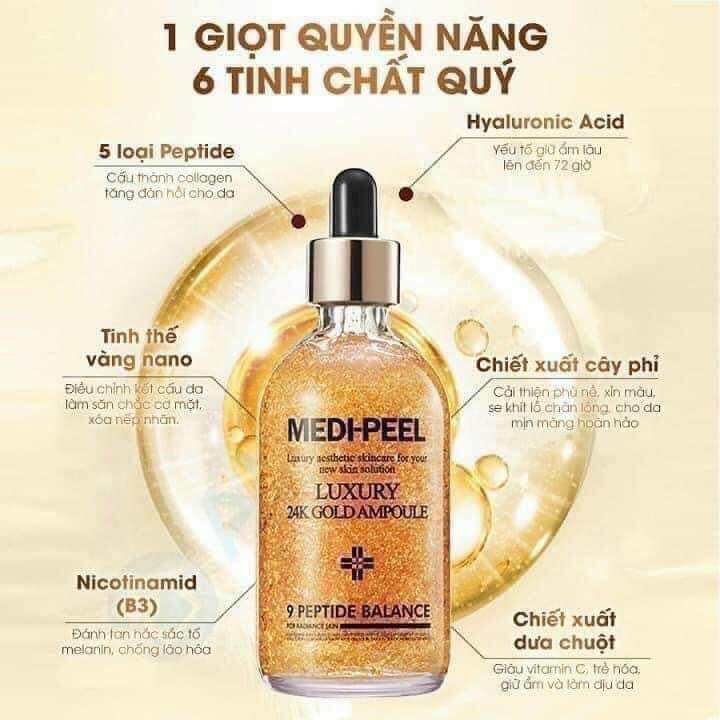 [HCM]Tinh chất Medipeel 24k gold