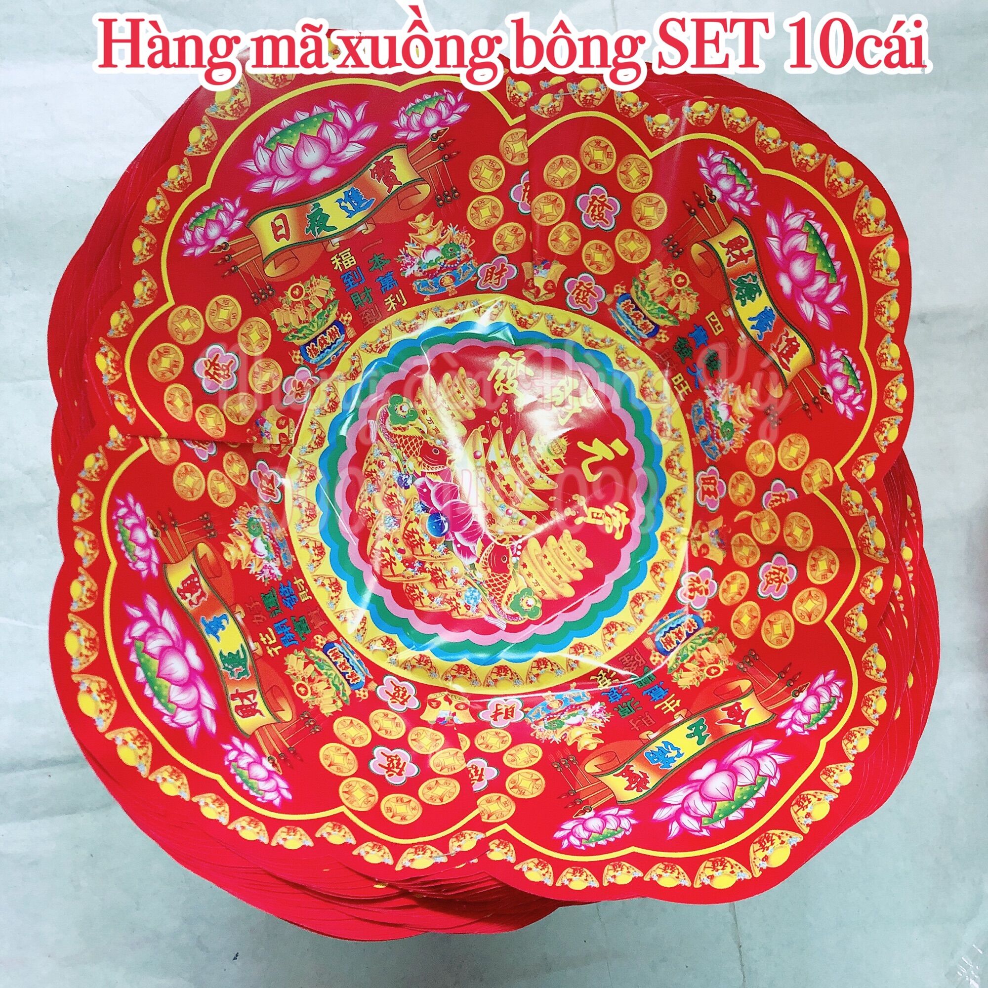 Thuyền hoa sen đựng đồ cúng