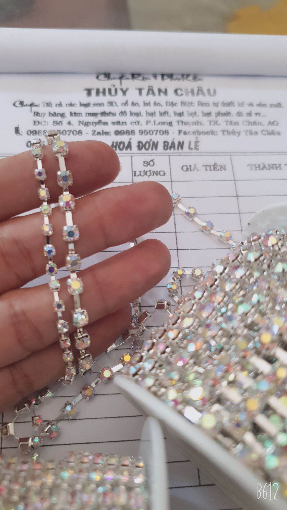 1M DÂY XOÀN ĐÍNH KẾT TRANG TRÍ ( hàng A chuẩn sáng đẹp)