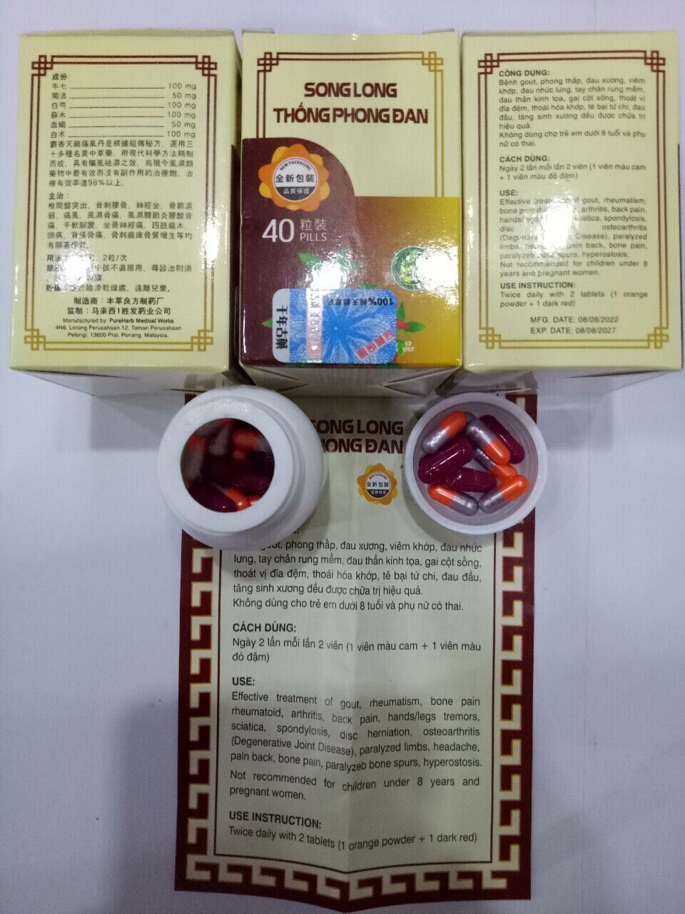 Song Long Thống Phong Đan Malaysia