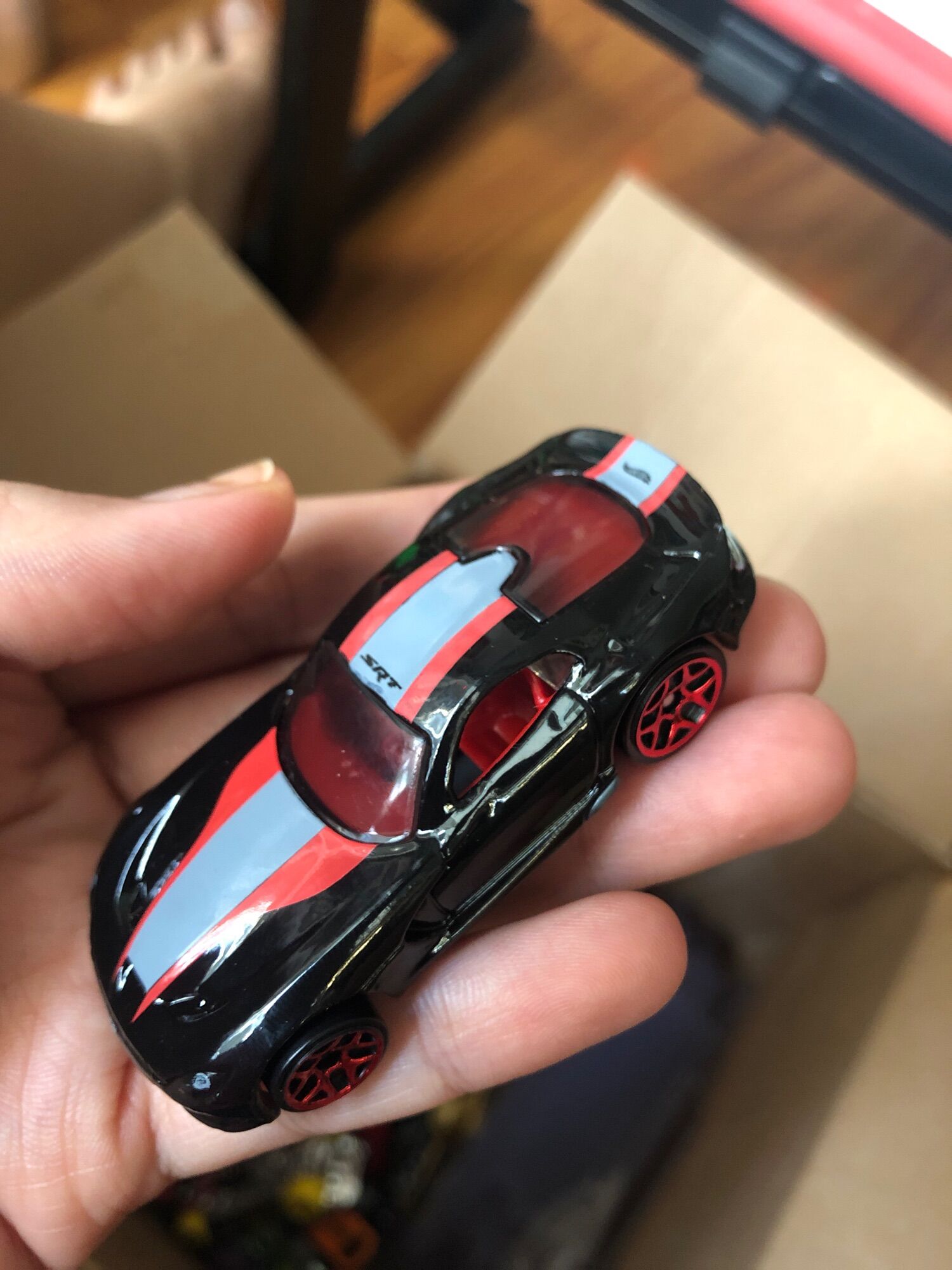 [HCM]Mô hình hotwheel lẻ xanh/đen không card - 4