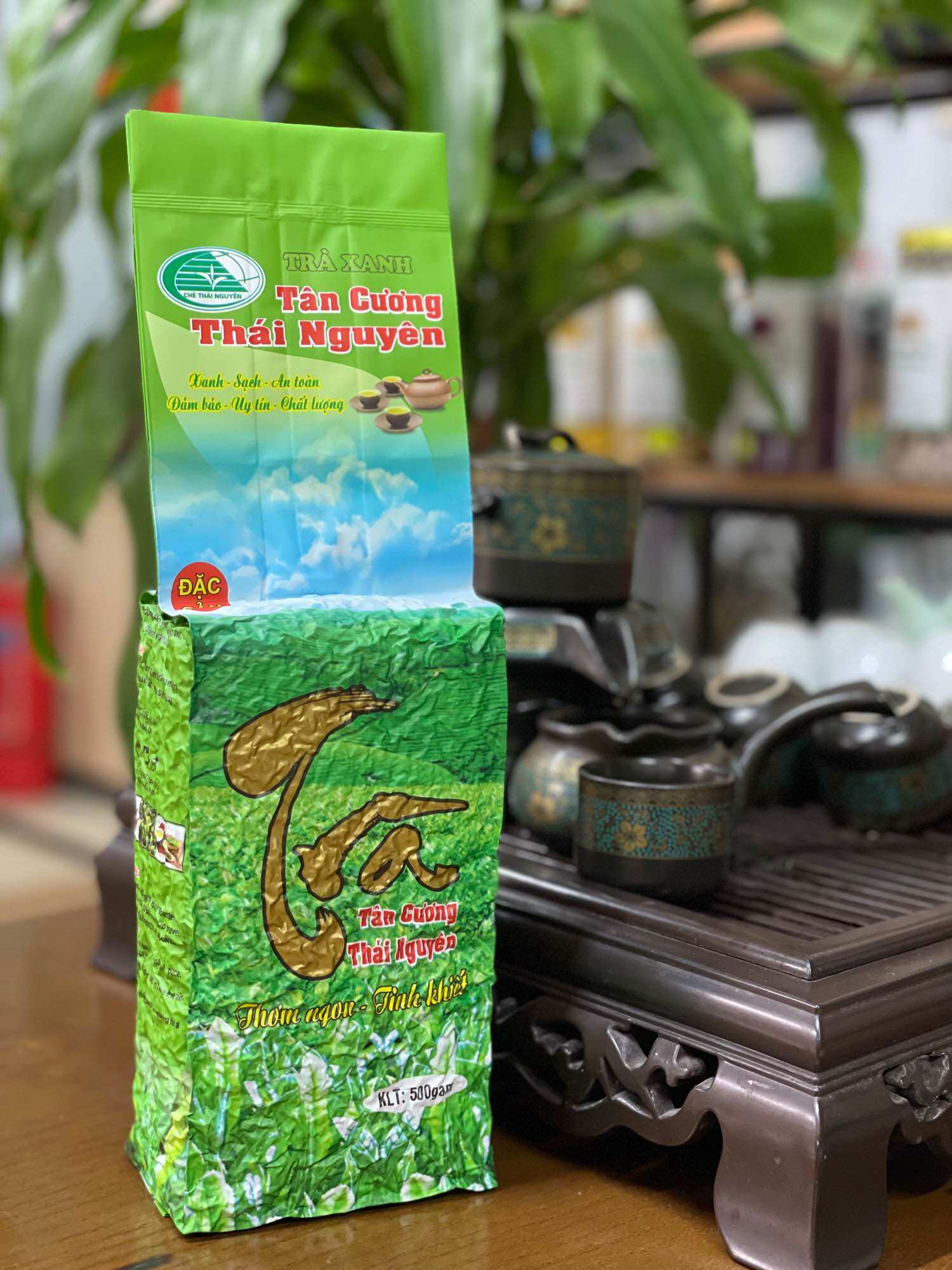 Trà Thái Nguyên Tân Cương Đặc Biệt 500 Gr Loại 1 Thơm Ngon Nước Xanh Hậu Ngọt- Thiên Hương Trà