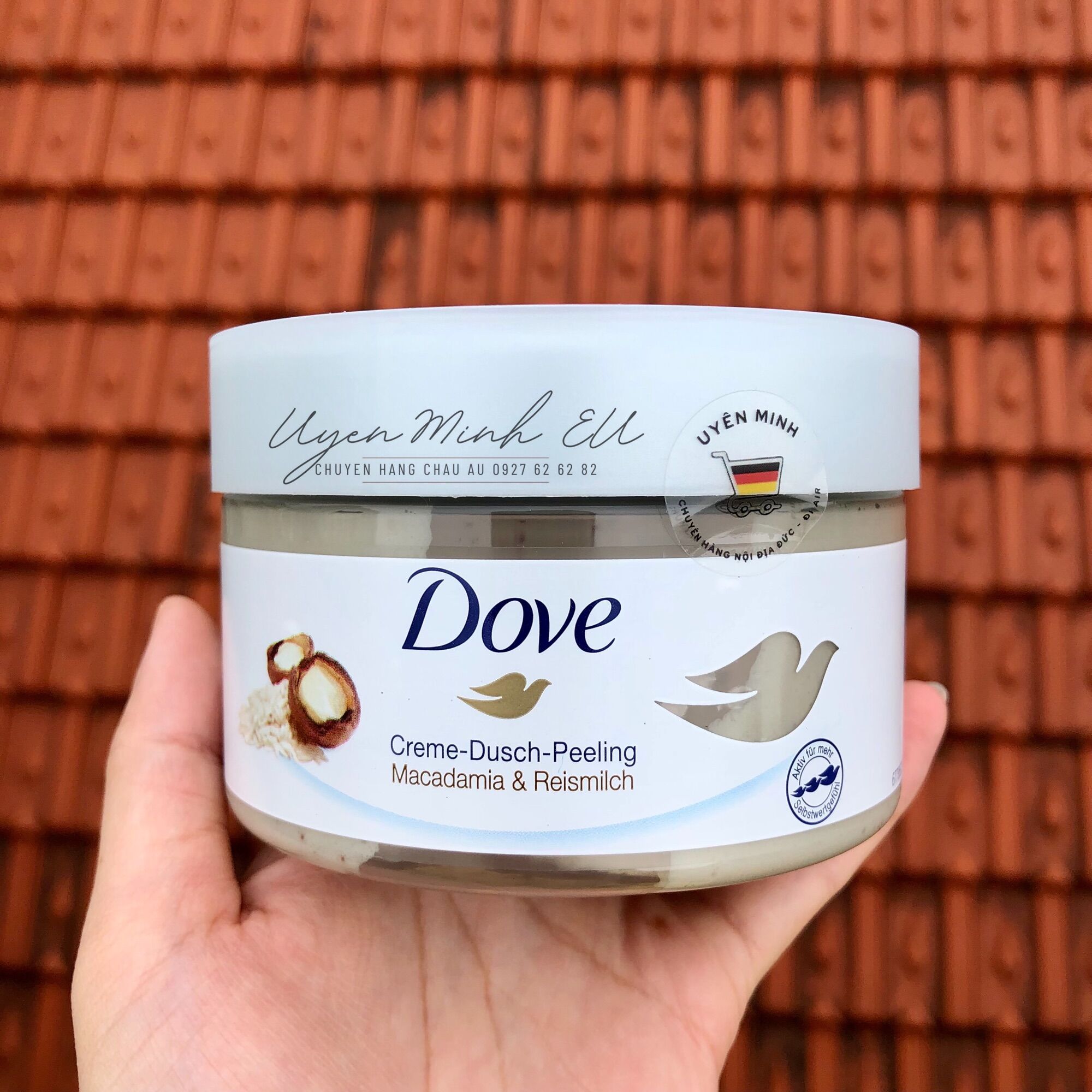 Sẵn - Tẩy da chết Dove bản Đức