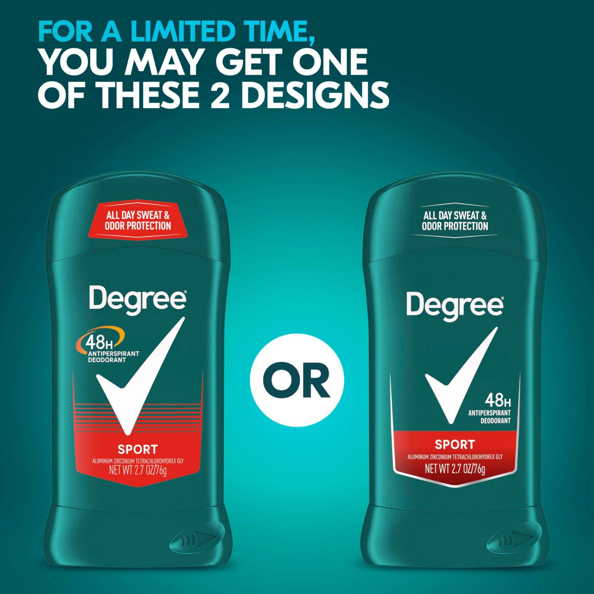 Sáp lăn khử mùi DEGREE COOL RUSH ( 76g ) - Hàng Mỹ