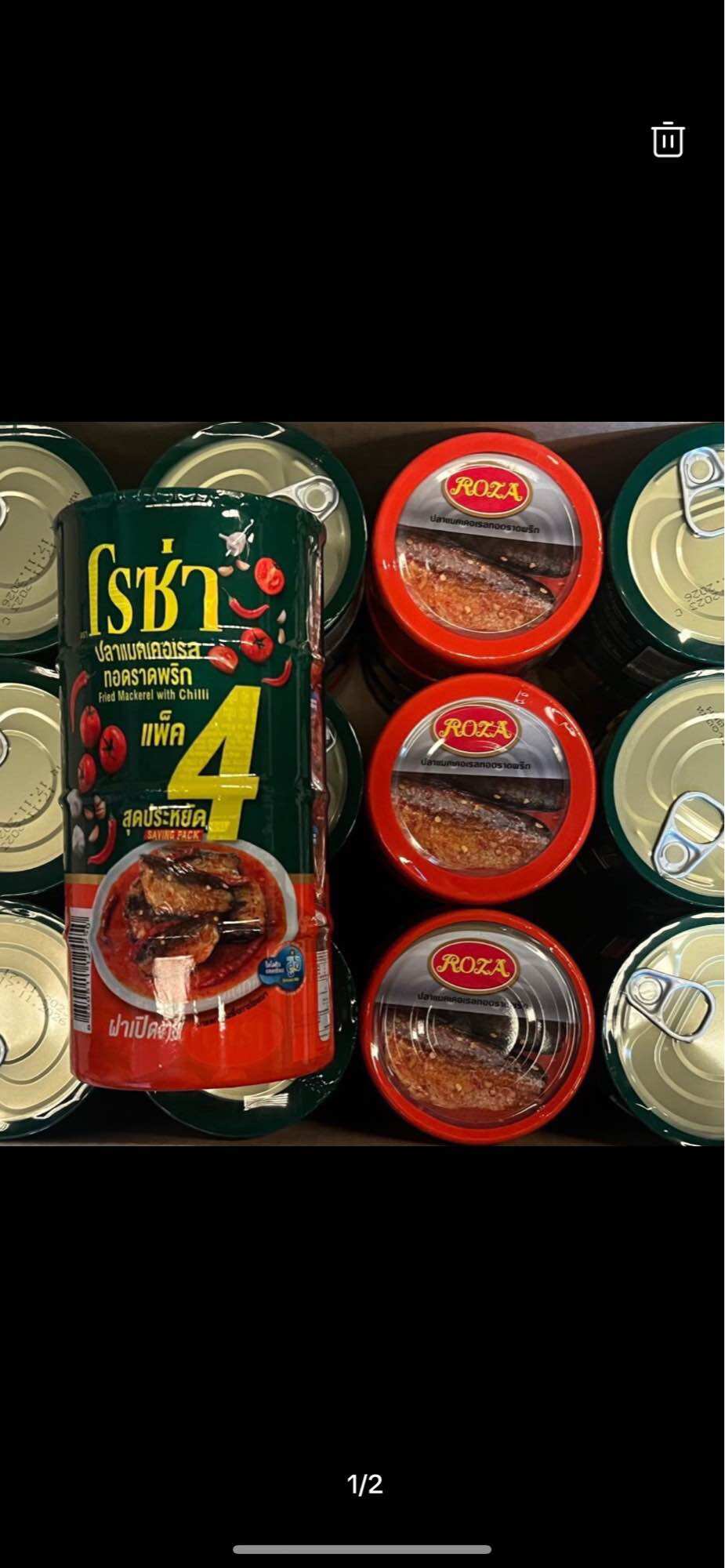 Cá thu sốt chua cay roza 1 hộp 140gr