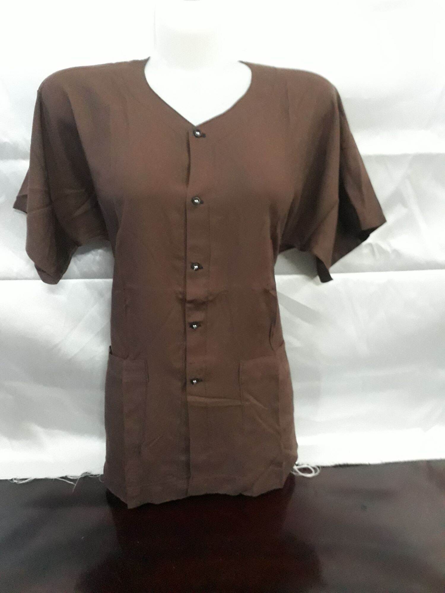 Áo lanh mầu cộc tay dành cho bà già (36 - 70kg)