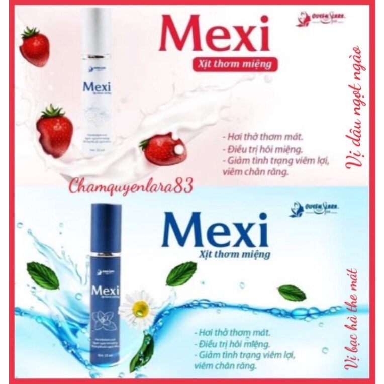 (Combo 2 hộp) Xịt thơm miệng MEXI cao cấp Quyên Lara