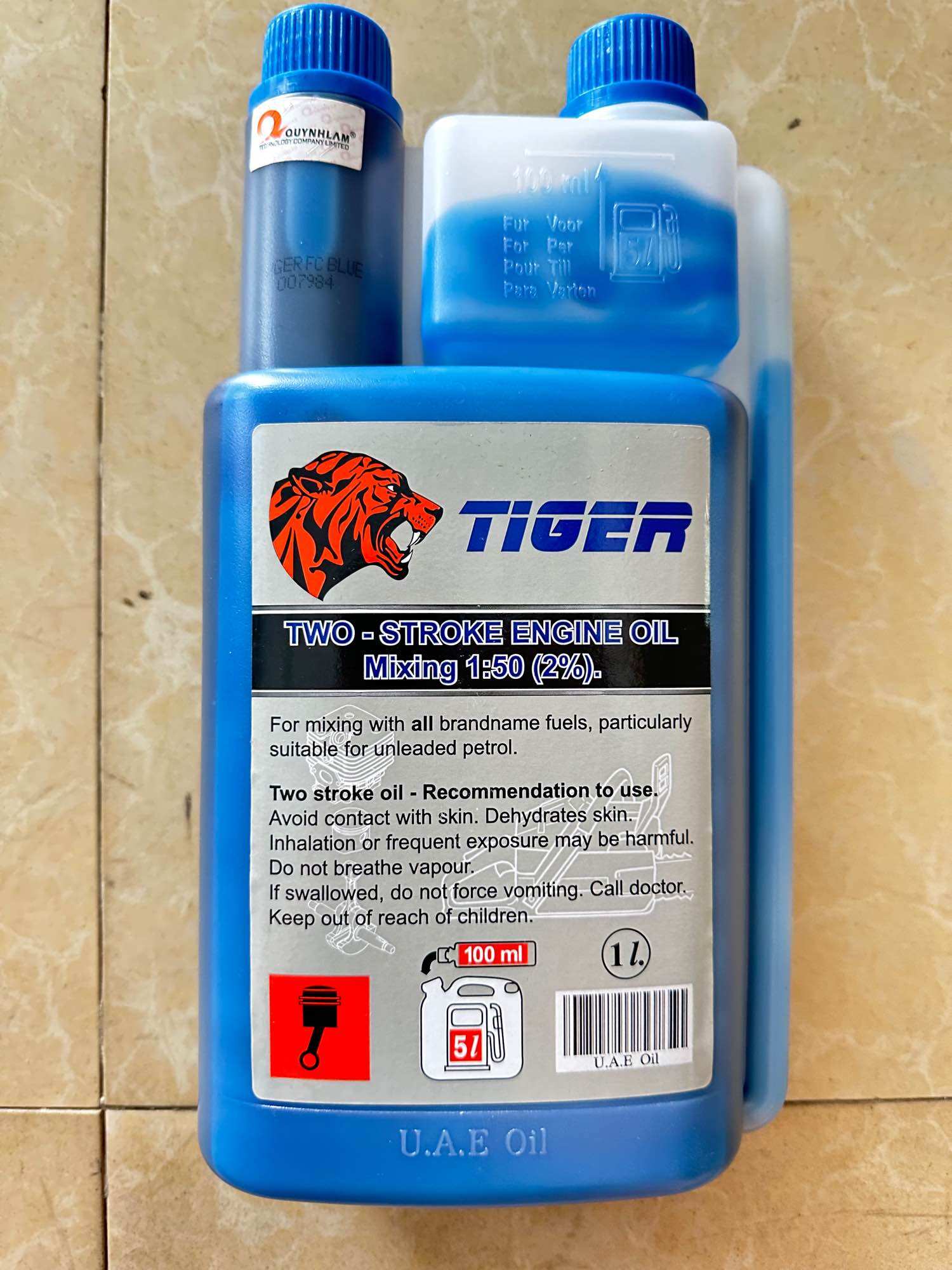 Dầu ( nhớt ) 2 thì Tiger xanh