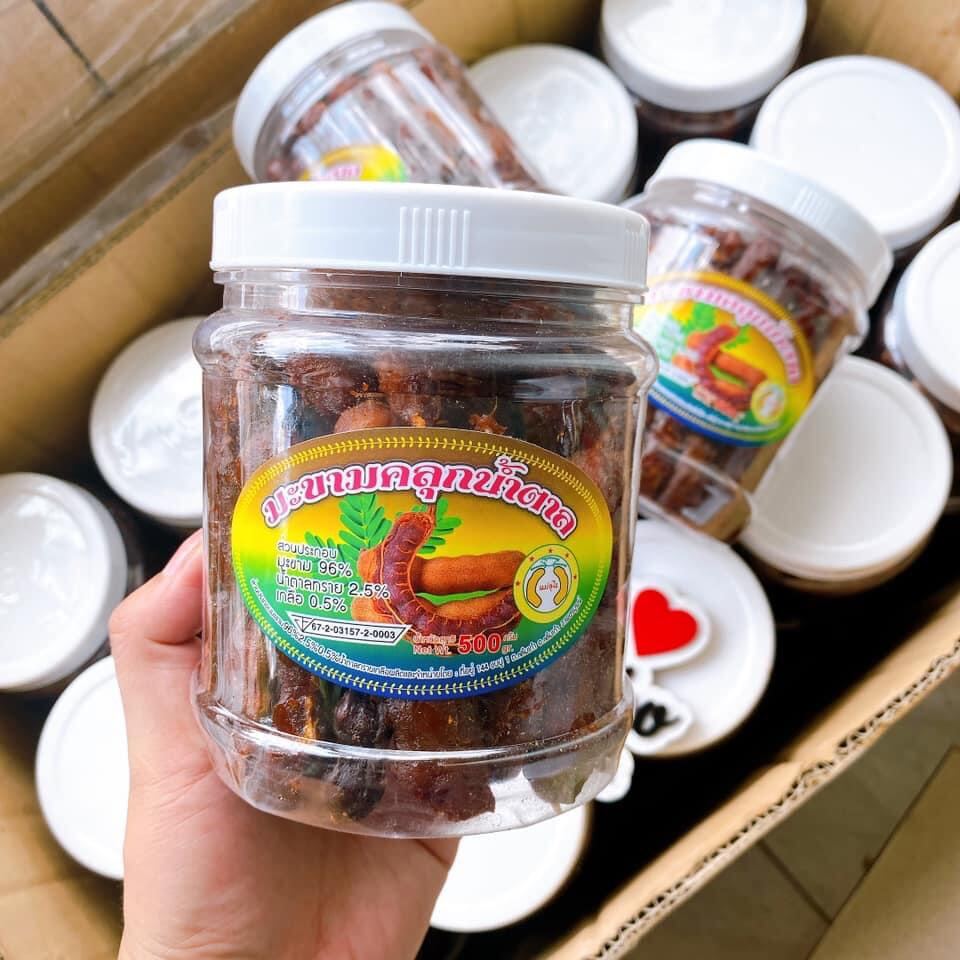 Me lào chấm muối tôm hủ 500g