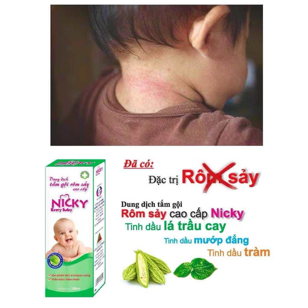 Tắm Gội Cao Cấp Nicky 100ml