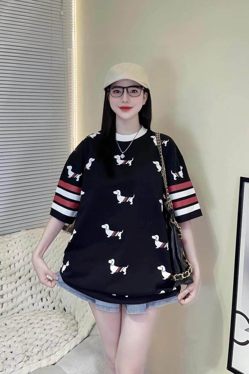 Áo Thun Unisex Form Rộng, Chất Cotton Mặc Mềm