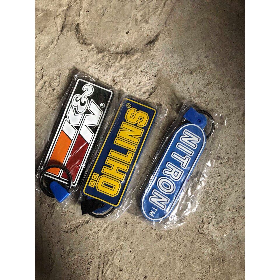 Móc khoá xe máy nitron ohlins k&n
