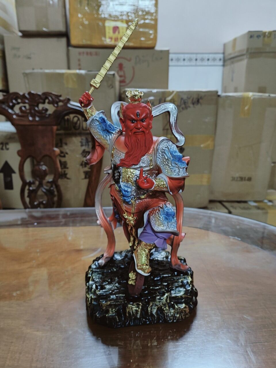 Tượng Vương Linh Quan cao 30cm