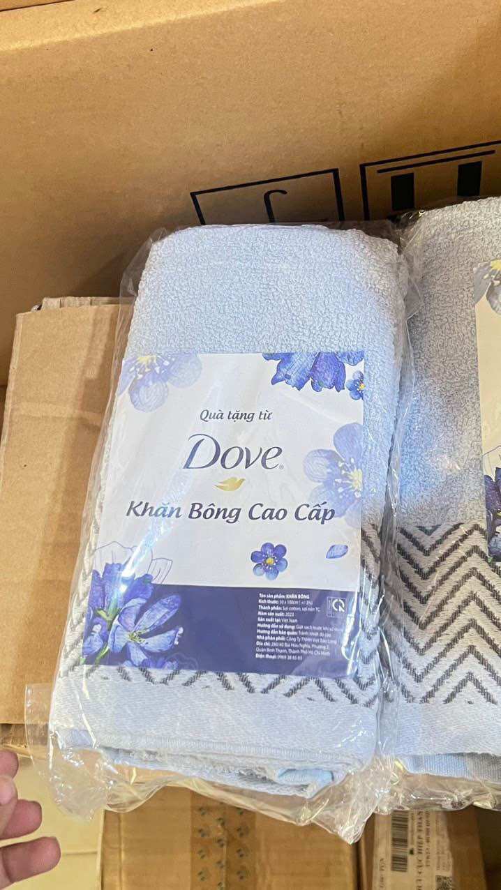 Khăn tắm Clear, Dove siêu thấm 50x100cm (khăn tắm,khăn gội đầu)