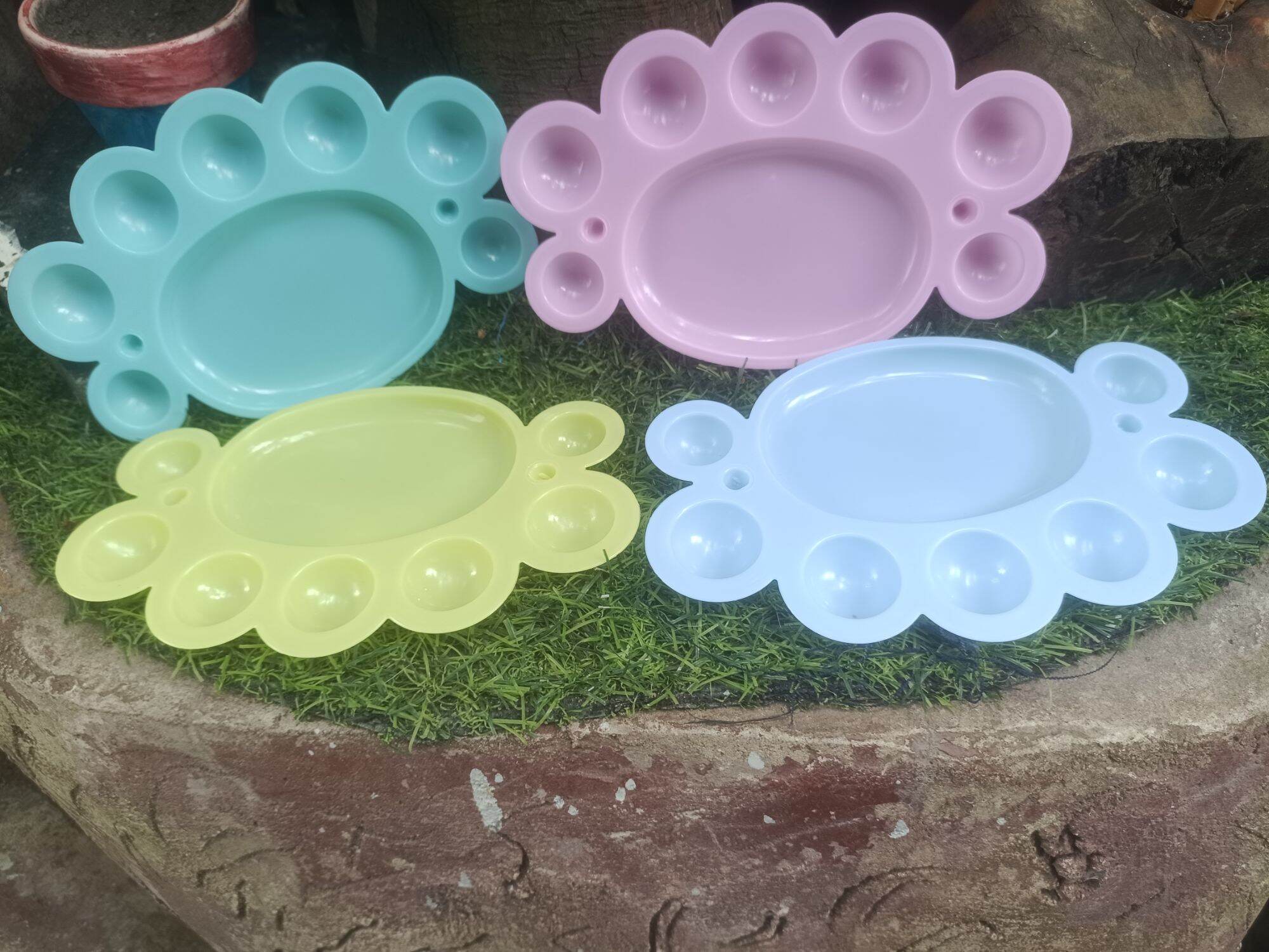 Khay pha màu tô tượng con cua