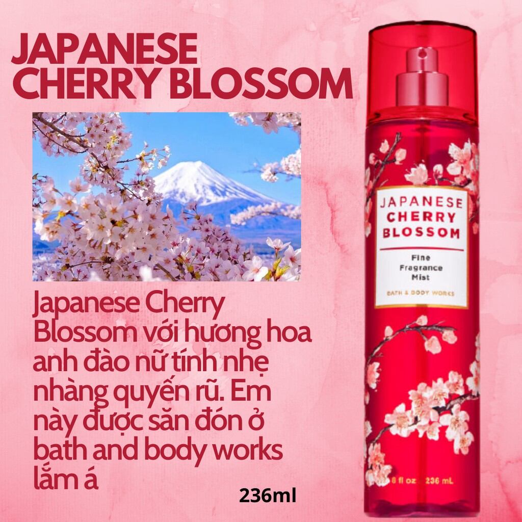 XỊT THƠM TOÀN THÂN BATH & BODY WORKS 236ML