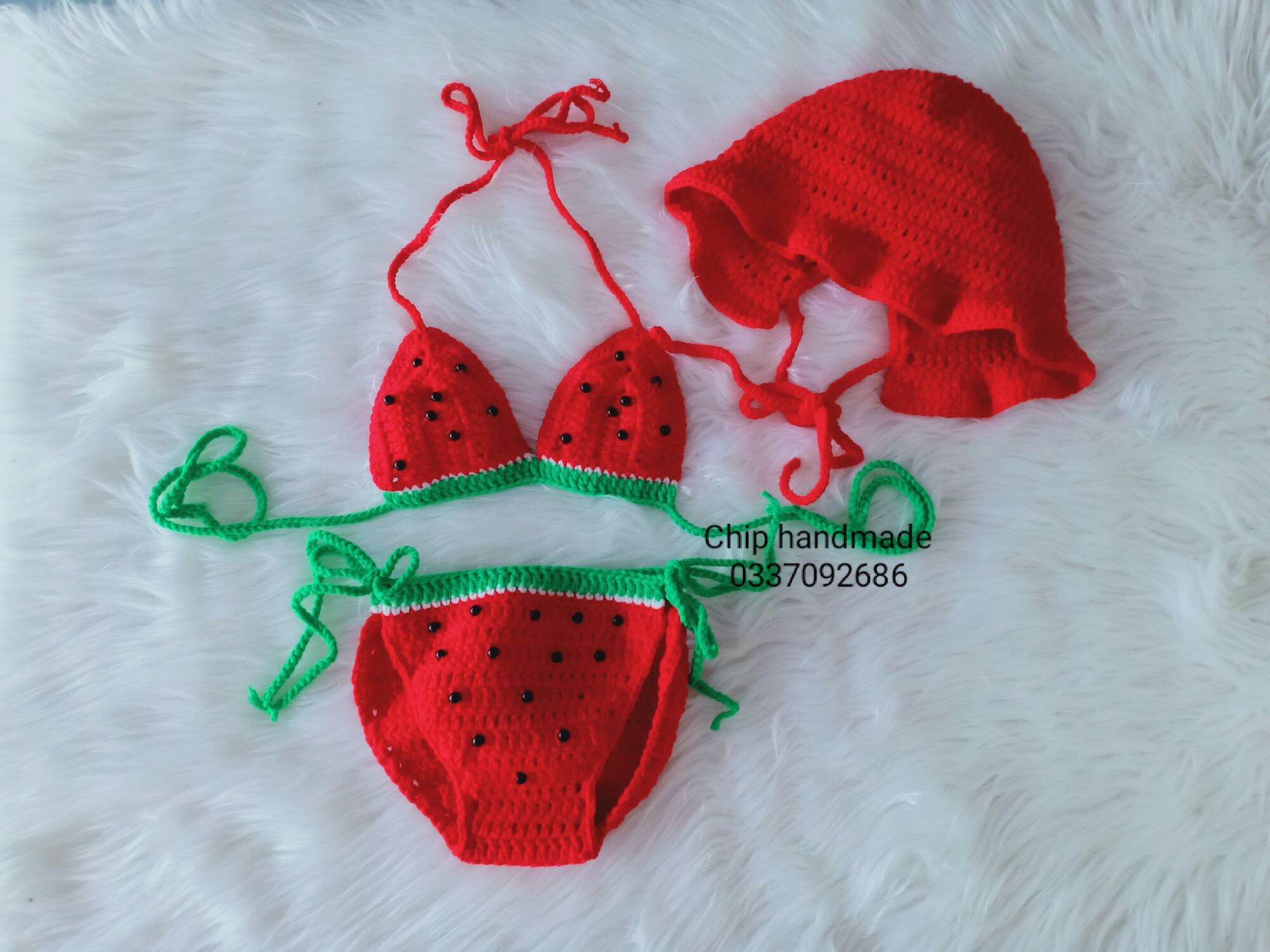 Bikini, đồ bơi dưa hấu cho bé