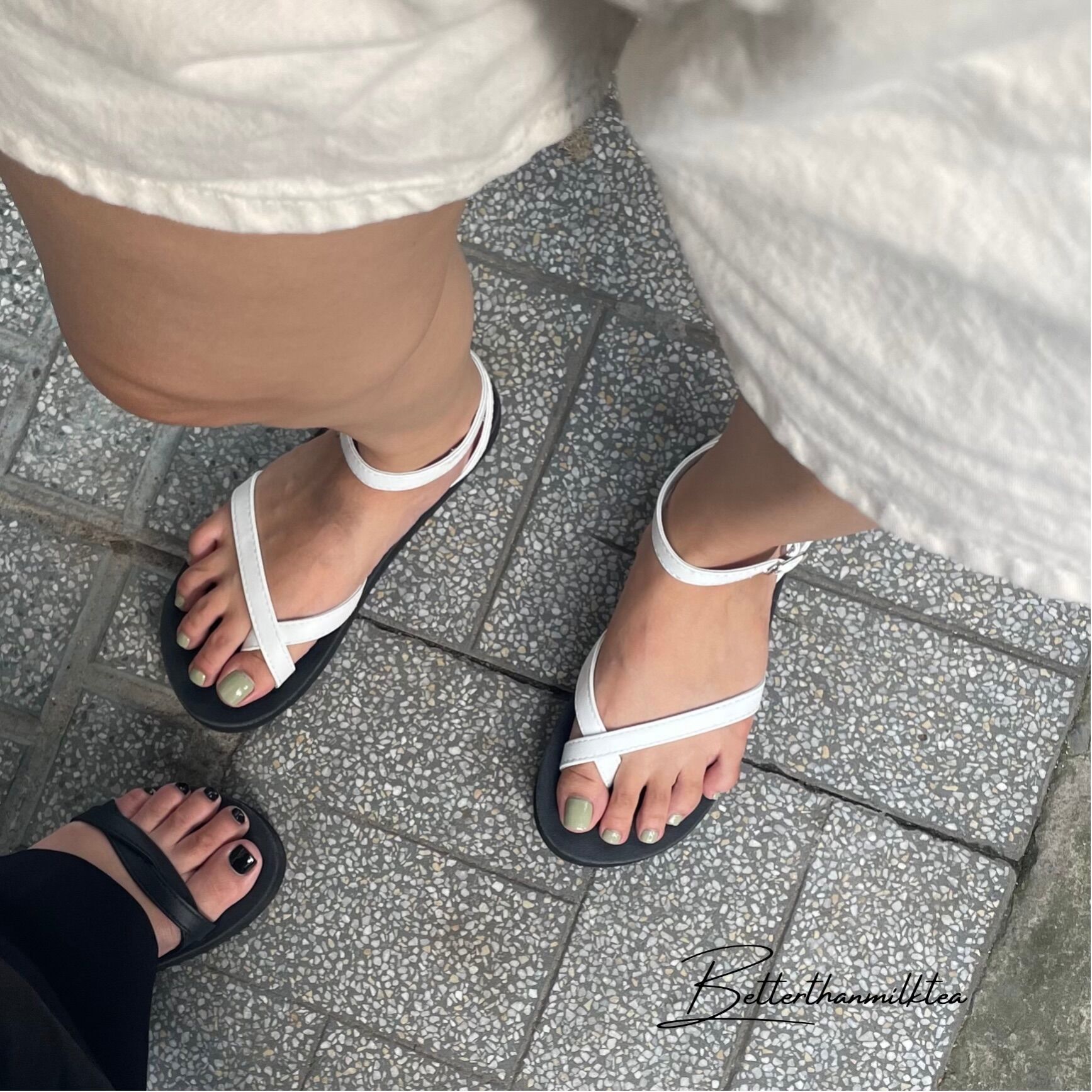 [SaSa] Sandals Betterthanmilktea SaSa đế xuồng cao 3cm
