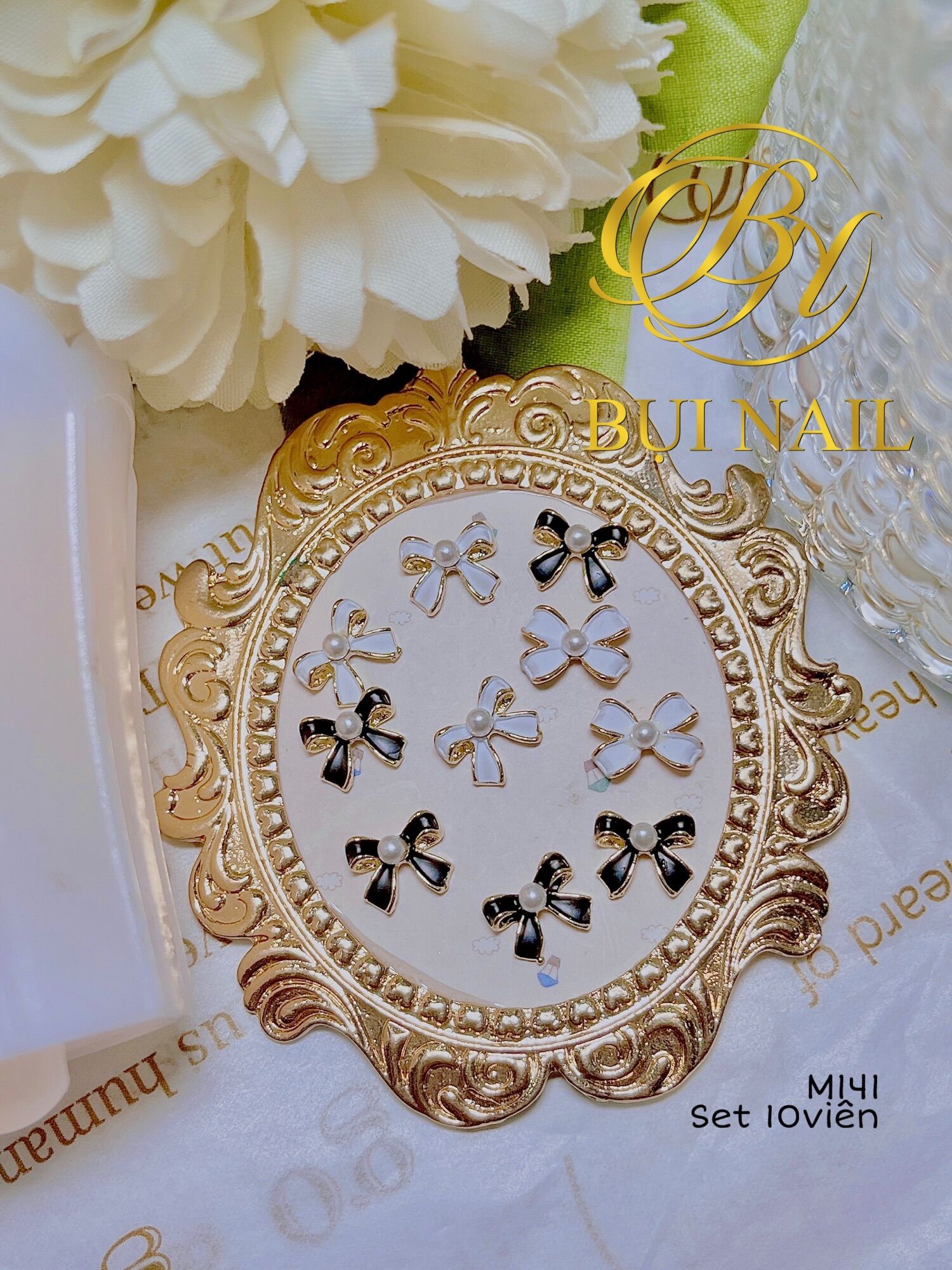 Charm nơ m141 set 10viên