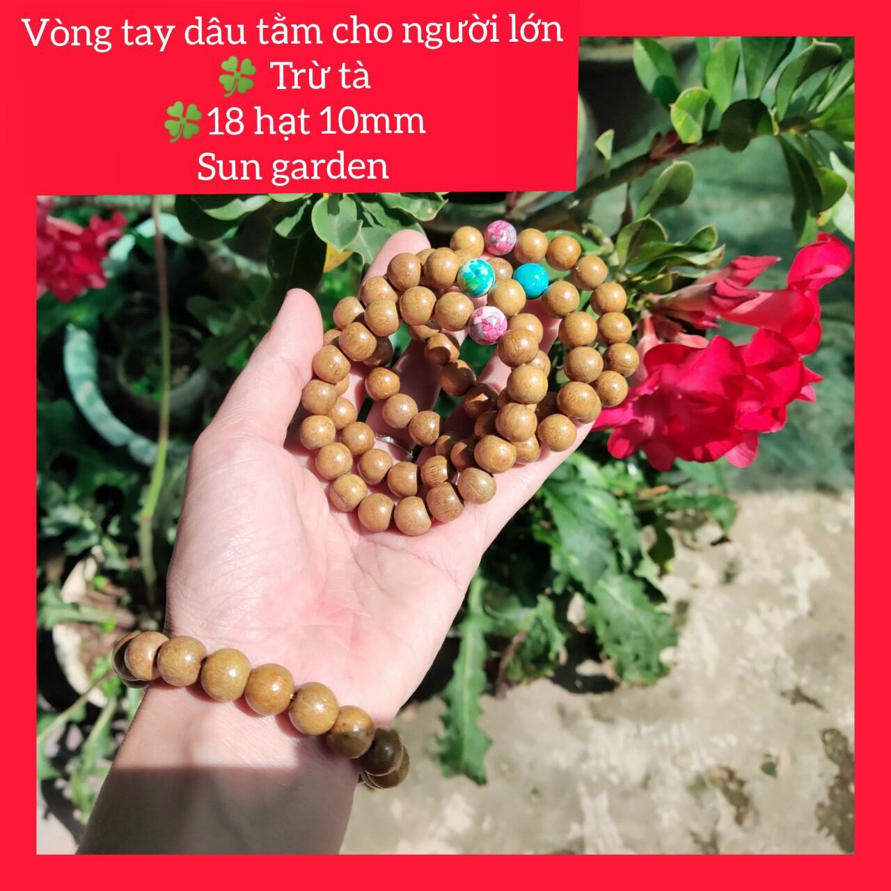 Vòng tay gỗ dâu tằm cho người lớn